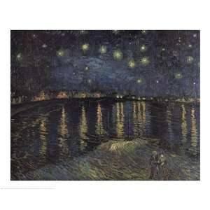  Starry Night over the Rhone, c.1888 by Vincent Van Gogh 