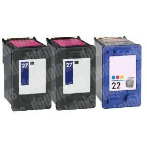  Combo Pack II Remanufactured HP 27/27/22 C8727AN/C9352AN 