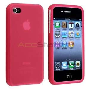   Silicone Rubber Soft Gel Skin Case Cover for iPhone 4 4G 4S USA Seller