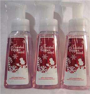 BATH & AND BODY WORKS TWISTED PEPPERMINT FOAMING HAND SOAP  