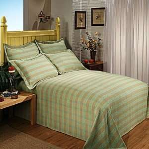  Fiona Plaid Comforter Size Full, Color Green