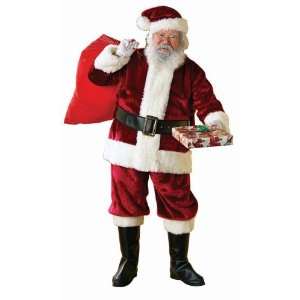  Deluxe Crimson Premier Plush Santa Suit (Plus Size)   Costume 