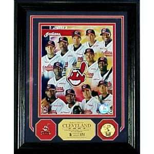   Indians Team Collage Pin Collection Photo Mint
