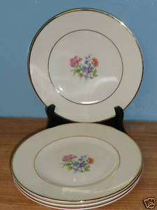 Aberdeen China Plates with gold trim 7 diameter  