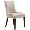 Metro Tufted Beige Linen Side Chairs (Set of 2)  