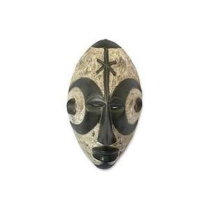  NOVICA Nigerian wood mask, Ibo Farmer