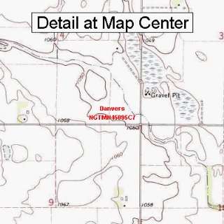  USGS Topographic Quadrangle Map   Danvers, Minnesota 