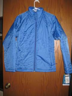 WHITE SIERRA PERIWINKLE QUILTED FLEECE JACKET L NWT  