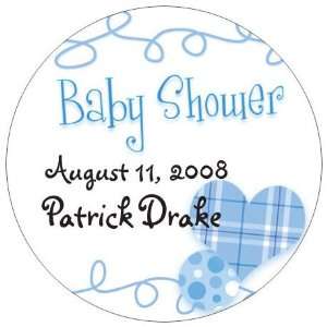 Wedding Favors Blue Festive Baby Shower Design Personalized Premium 