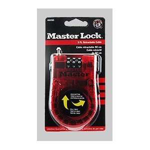   each Masterlock Retractable Cable Lock (4605D)