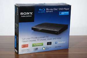 Sony BDP BX18 Slim Blu Ray Disc / DVD Smart Player Internet Streaming 