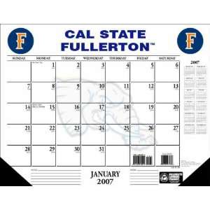 Cal State Fullerton NCAA 2007 Office Desk Calendar  Sports 