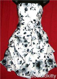   2X~SILVER/WHITE~FLORAL~BOW~tiered~COCKTAIL~wedding~PARTY~cruise~DRESS