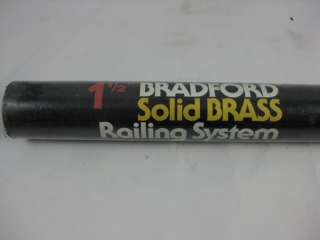 Bradford Solid Brass Railing System 1 1/2 Model 43 219  