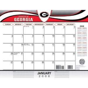 Georgia Bulldogs 2008 Desk Calendar 