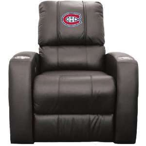  NHL Montreal Canadiens XZipit Home Theater Recliner with 