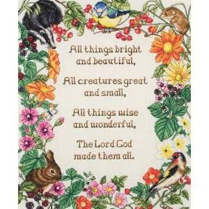  All Things Bright And Beautiful   Cross Stitch Kit Toys & Games