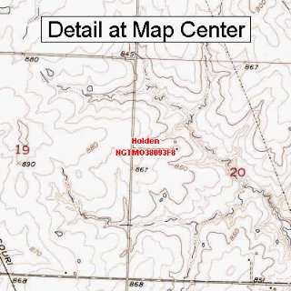   Map   Holden, Missouri (Folded/Waterproof)