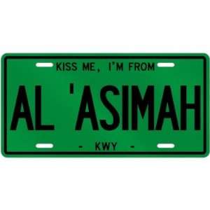   AM FROM AL ASIMAH  KUWAIT LICENSE PLATE SIGN CITY