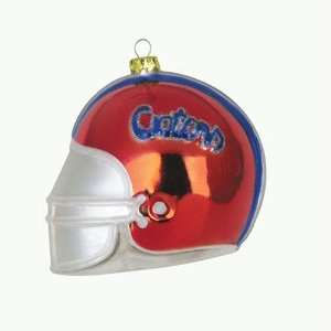   Florida Gators NCAA Glass Football Helmet Ornament (3 inch) Sports