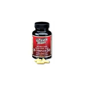  Vitamin Power B Complex 50 Nutra Caps 100 Gelatin Capsules 