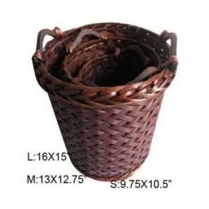  Round Waste Bin Willow Baskets REDEN5165