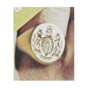  1972 Pall Mall Cigarette Crest Ring Print Ad (2400)