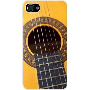 com Rikki KnightTM Guitar White Hard Case Cover for Apple iPhoneÂ® 4 