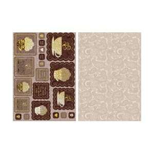 The Cafe Collection Die Cut Punch Out Card 2 Sheet Pack   Bella 