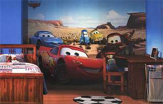 Disney Pixar Cars Mural Wallpaper 122.83  WIDE 2010NEW  