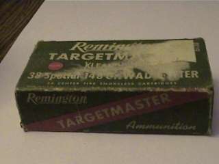 VTG.REMINGTON TARGETMASTER AMMUNITION OLD AMMO RARE BOX  