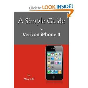  A Simple Guide to Verizon iPhone 4 [Paperback] Mary Lett Books