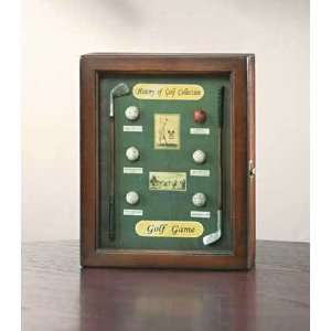  History Of Golf Wood Shadowbox