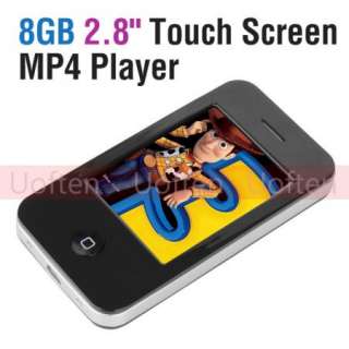New 8GB 2.8 Touch Screen  MP4 Audio Video Player 1.3MP Camera 