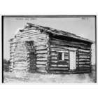Library Images Photo (M) Lincolns Log Cabin, 16 x 20in