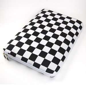 Black and White 15.6 inch Laptop notebook computer case/bag/sleeve 
