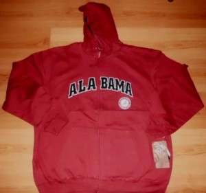 Alabama Crimson Tide Hoodie 2xl Special Stitched Zip NCAA Free 