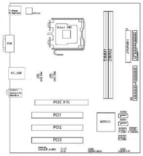 FOXCONN MCP61MB AM2 DDR2 MOTHERBOARD MCP61MB S2H MCP61M2MB NVIDIA 