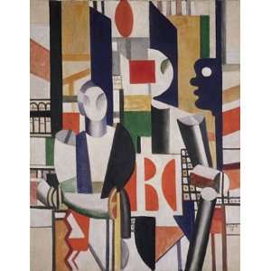     Fernand Léger   24 x 32 inches   Men in the City
