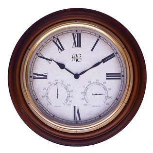 River City Cuckoo Clocks 18 Inch Indoor/Outdoor Clock with Hygrometer 