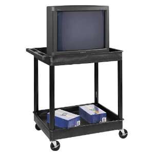  Luxor TC11   2 Tub Utility Cart w/ 4 Casters Office 