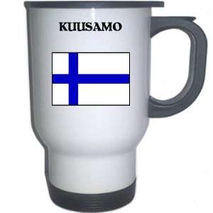 Finland   KUUSAMO White Stainless Steel Mug