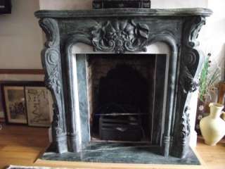BEAUTIFUL HAND CARVED MARBLE FIREPLACE MANTEL  TL016  