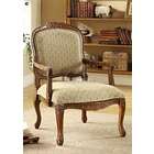 Furniture of america Quintus Accent Chair with Fabric on Padded Seat 