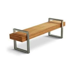  Gus Modern Return Bench Return Bench Patio, Lawn & Garden