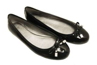 COACH DOTTY PATENT WOMENS BLACK FLATS Authentic New in Box  