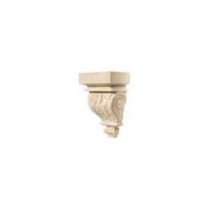  Hafele 198.00.120 9 x 4 Maple Hand Carved Leave Corbel 