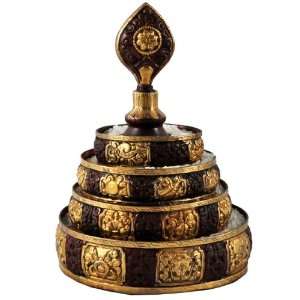  Tibetan Copper and Gold Large Mandala Set 