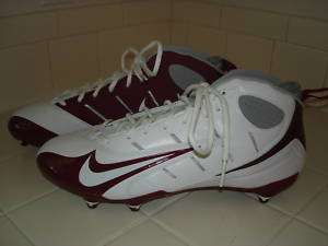 Nike Super Speed D 3/4 Mns Football Cleat White/Maroon  