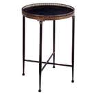 CC Home Furnishings 26 Traditional Round Copper Colored Accent Table 